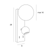 Maxlight Kinkiet Atom W0351