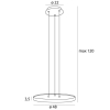 Maxlight Lampa Wisząca Vik 48cm P0556