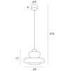 Maxlight Lampa Wisząca Signature C Transparent Glass P0532