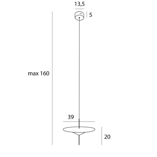 Maxlight Lampa Wisząca Cone II P0555