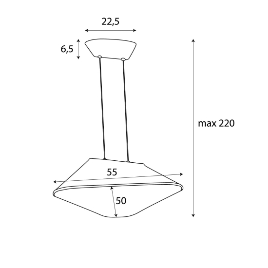 Maxlight Lampa Wiszaca Carbon Cream&Grey P0568