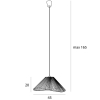 Maxlight Lampa Wisząca Amalfi I Natural P0577