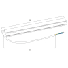 Maxlight Zasilacz Wewnętrzny 100W Do Szyn Magnetycznych, Kolor Biały MA0021