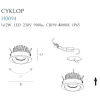 Maxlight Oprawa Wpustowa Cyklop Biała 4000K IP65 H0094 4000K