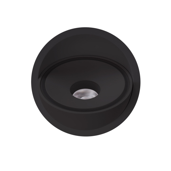 Maxlight Lampa Wpustowa Vector 10W Czarna H0140
