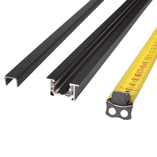 Maxlight Szynoprzewód Micro11 Czarny Wpuszczany Sprężynowy 1Mb NT0011