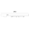 Maxlight Zasilacz Doszynowy 100W - Micro11 Czarny NA0006