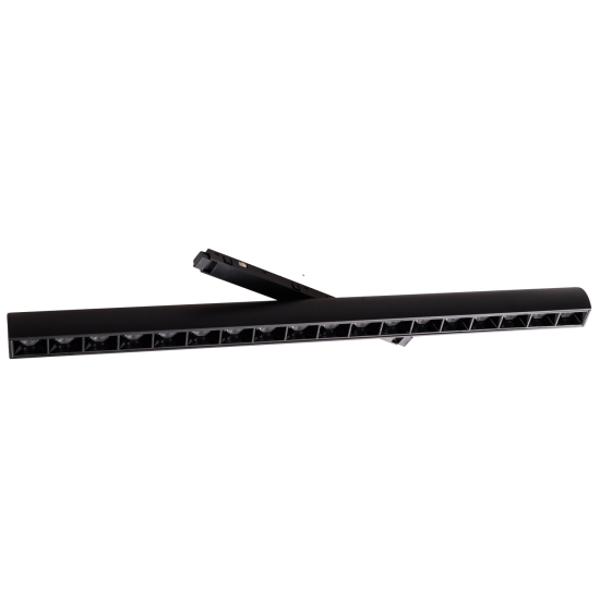 Maxlight Raster 18W Czarny Obrotowy 3000K On-Off- Micro11 N0004N