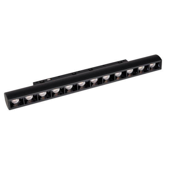 Maxlight Raster 12W Czarny Obrotowy 3000K On-Off- Micro11 N0003N