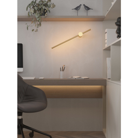 Maxlight Kinkiet Spirit 60cm 9W Złoty W0414