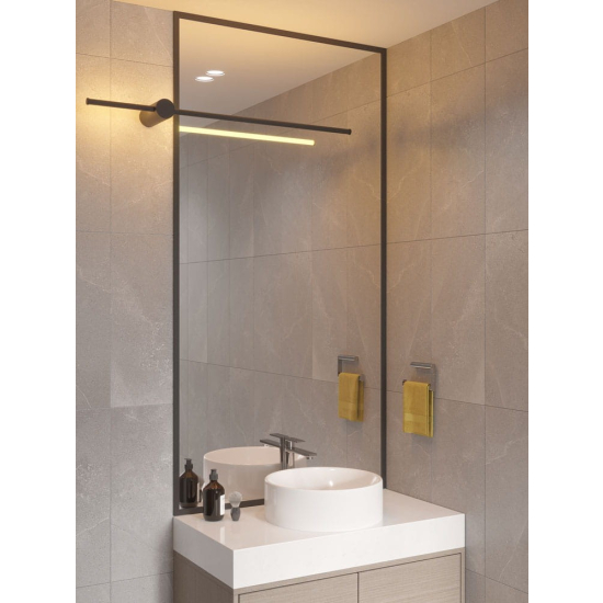 Maxlight Kinkiet Spirit 60cm 9W Czarny W0413