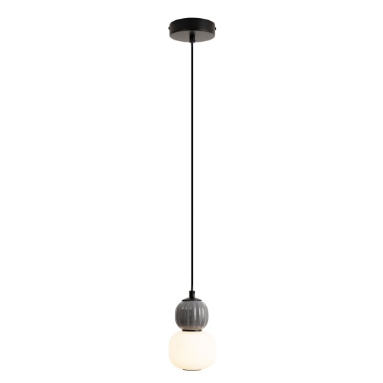 Maxlight Lampa Wiszaca Modern 5W Opal + Dark Grey P0626