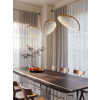 Maxlight Lampa Wisząca Empire 17W Złota P0637D