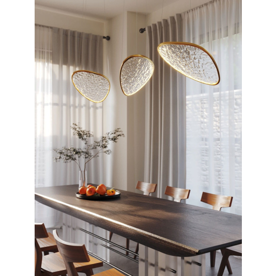 Maxlight Lampa Wisząca Empire 17W Złota P0637D