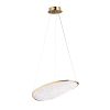 Maxlight Lampa Wisząca Empire 17W Złota P0637D
