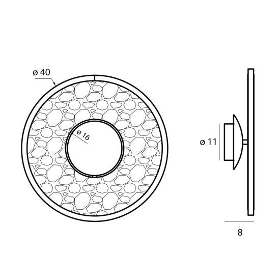 Maxlight Kinkiet Alexia 15W W0406D