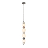 Maxlight Lampa Wiszaca Modern 32W, Opal + Dark Grey+Medium Brown+Light Grey P0631