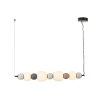 Maxlight Lampa Wiszaca Modern 32W, Opal + Dark Grey+Medium Brown+Light Grey P0631
