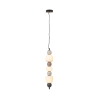 Maxlight Lampa Wiszaca Modern 28W, Opal + Dark Grey+Medium Brown+Light Grey P0630