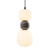 Maxlight Lampa Wiszaca Modern 13W, Opal + Dark Grey P0629