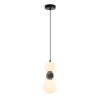 Maxlight Lampa Wiszaca Modern 13W, Opal + Dark Grey P0629
