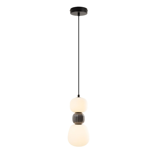 Maxlight Lampa Wiszaca Modern 13W, Opal + Dark Grey P0629