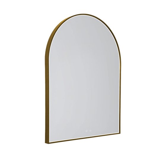 Maxlight Mirror Półokrąg 90X70cm Złote Lustro Podświetlane W0386