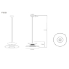 Maxlight P0698 Mayumi Lampa Wisząca beżowy NCS S 3010-Y50R