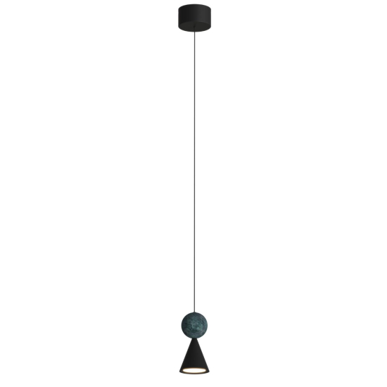 Maxlight P0682 Bingo Lampa Wisząca czarny