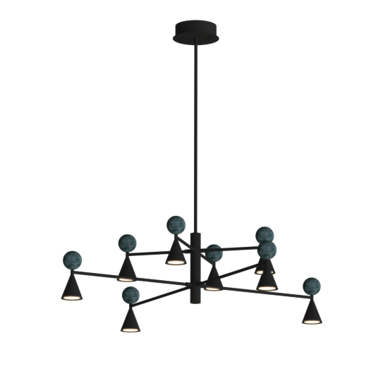 Maxlight P0684 Bingo 57W Lampa Wisząca czarny