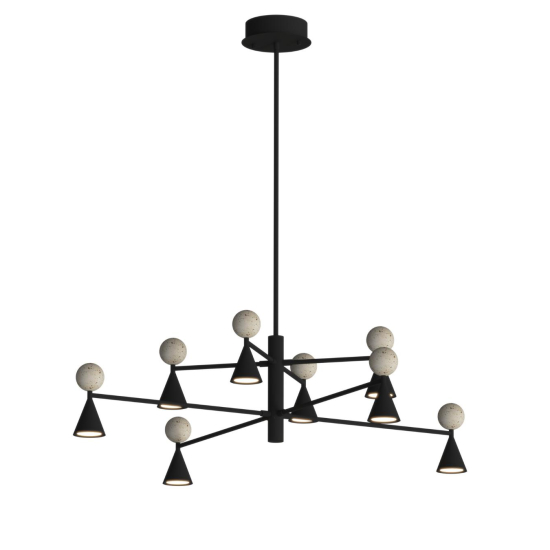 Maxlight P0685 Bingo 57W Lampa Wisząca czarny