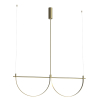 Maxlight P0689 Victoria 40W Lampa Wisząca złoty