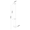 Maxlight F0067 Gardenia 32W IP65 Ogrodowa Stojąca antracyt