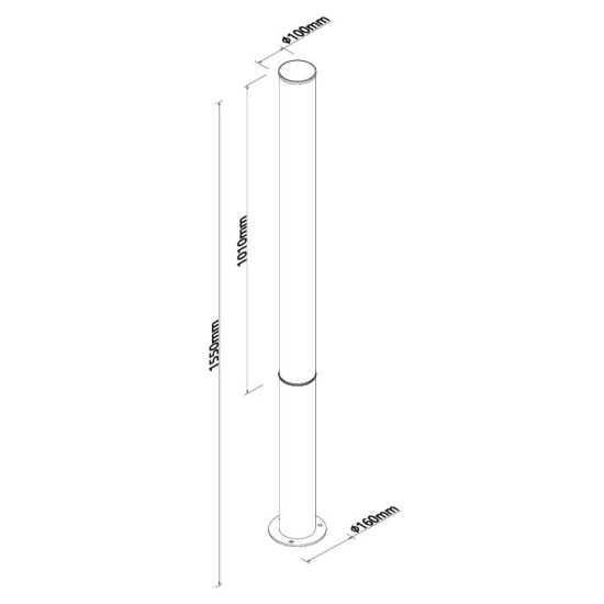 Maxlight F0067 Gardenia 32W IP65 Ogrodowa Stojąca antracyt