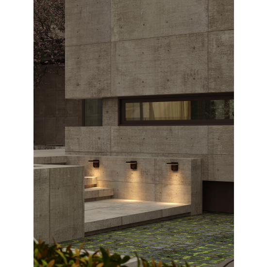 Maxlight W0471 Ladis IP65 Ogrodowa Kinkiet czarny