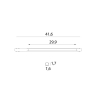 M0050ZMaxlight Lampa Magnetyczna Liniowa Czarna System Zigbee 10W