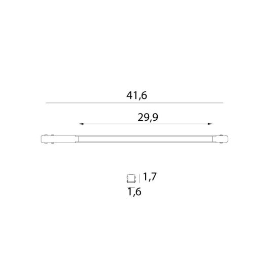 M0050ZMaxlight Lampa Magnetyczna Liniowa Czarna System Zigbee 10W