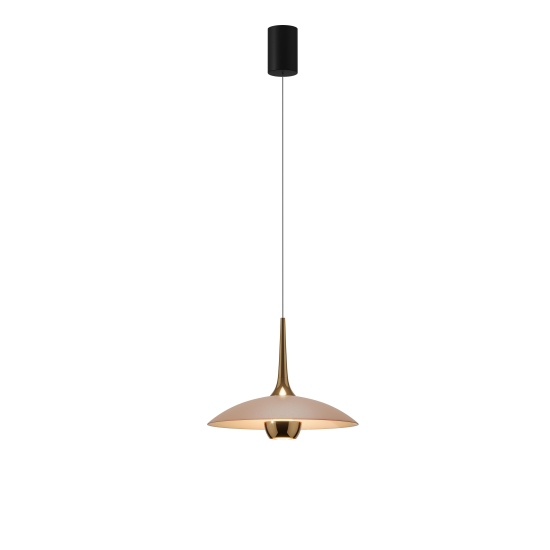 Maxlight P0674 Manuka Lampa Wisząca beżowy + złoty