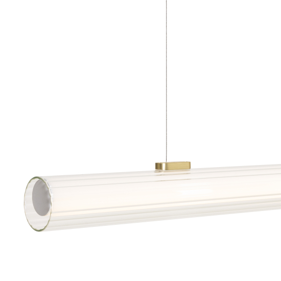 Maxlight P0622 Fayette 121cm Lampa Wisząca złoty