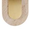 Maxlight W0478 Travertino Oval Ścienna/Kinkiet złoty